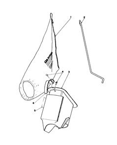 Bagging Kit No. 47-6510 (Optional) Diagram and Parts List for 16785 6000001 - 6999999 Toro Lawn Mower