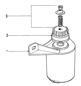 Start Motor Assembly Model No. 19472 & 21172 Diagram and Parts List for 21172 1000001 - 1999999 Toro Lawn Mower