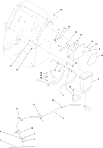 Carbon Canister Assembly Diagram and Parts List for 79548 (314000001-314999999)(2014) Toro Lawn Mower
