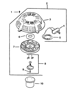 Part Location Diagram of 12-081-01 Toro Housing-Starter