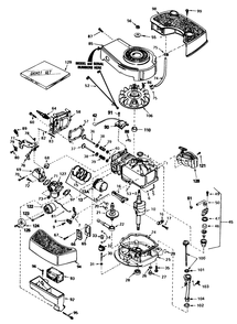 Engine Tecumseh Model No. Tnt 100-10083e Diagram and Parts List for 20672 3000001 - 3999999 Toro Lawn Mower