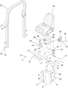 Part Location Diagram of 131-1883 Toro Screw-Hsbh