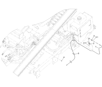 Mud Pump Transducer Relocation Kit No. 137-5226 Diagram and Parts List for 137-5226  Toro Lawn Tractor Accessories