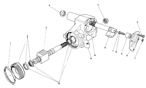 Steering Gear Assembly No. 41-8820 Diagram and Parts List for 30775 400001 - 499999 Toro Lawn Tractor