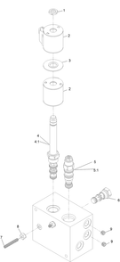 Manifold Assembly Diagram and Parts List for 72096 400000000-406343180 Toro Lawn Tractor