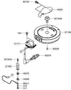 Part Location Diagram of 92070-2088 Toro Plug-Spark,BPR5ES