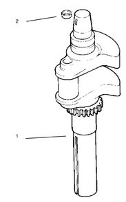 Crankshaft Diagram and Parts List for 30183 790001 - 799999 Toro Lawn Tractor Accessories