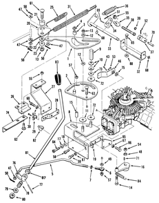 Transmission Linkage Assembly (210-H & 212-H) Diagram and Parts List for 32-10B503 2000001 - 2999999 Toro Lawn Tractor