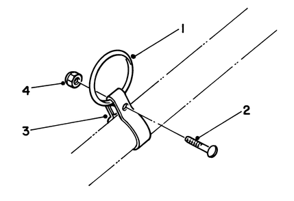 Clamp & Ring Kit No. 46-2690 (Optional) Diagram and Parts List for 51603 3000001 - 3999999 Toro Trimmer