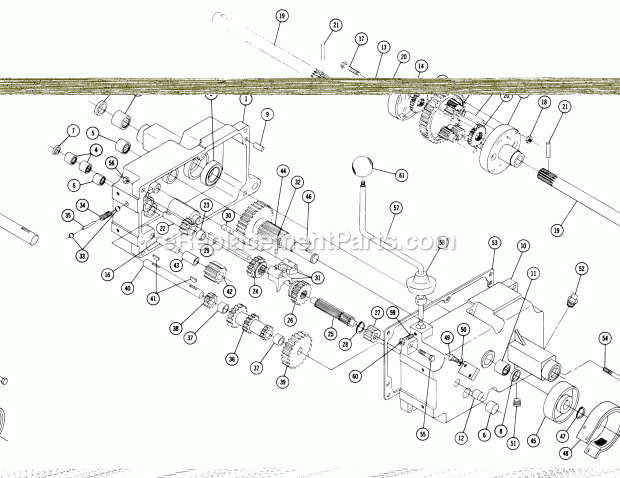 Part Location Diagram of 93-7084 Toro Woodruff Key