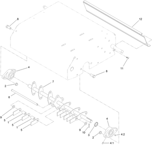 Part Location Diagram of 125-3870 Toro Spacer