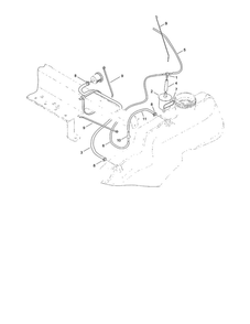 Fuel Delivery Assembly Diagram and Parts List for 74624 311000001 AND UP Toro Lawn Mower