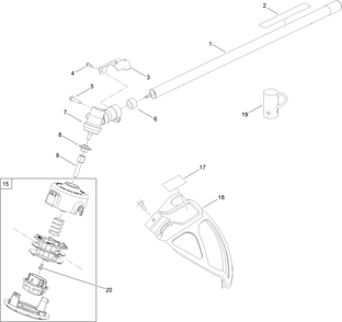Part Location Diagram of 308473001 Toro Grass Deflector ASM