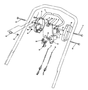 Traction Control Assembly Diagram and Parts List for 26624 0001102 - 0999999 Toro Lawn Mower