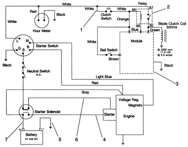Electric Schematic Diagram and Parts List for 30185 10000001 - 19999999 Toro Lawn Tractor Accessories