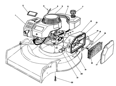 Engine Assembly Diagram and Parts List for 16585 1000001 - 1999999 Toro Lawn Mower