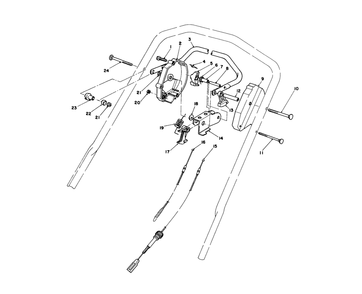 Traction Control Assembly Diagram and Parts List for 20672 5000001 - 5999999 Toro Lawn Mower