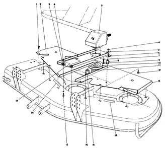 Cutting Unit Model No. 30555 (Continued) Diagram and Parts List for 30798 9000001 - 9999999 Toro Lawn Tractor