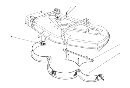 Mulcher Kit Model No. 30700 (Optional) Diagram and Parts List for 30545 20000001 - 29999999 Toro Lawn Mower