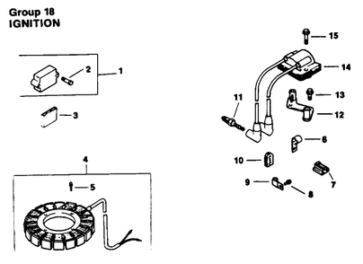 Engine Kohler Model No. Mv16s-Type Ps56519 Ignition Group 18 Diagram and Parts List for 30180 490001 - 490730 Toro Lawn Tractor Accessories