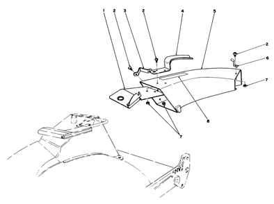 Side Discharge Chute Model No. 59108 (Optional) Diagram and Parts List for 20620 6000001 - 6999999 Toro Lawn Mower