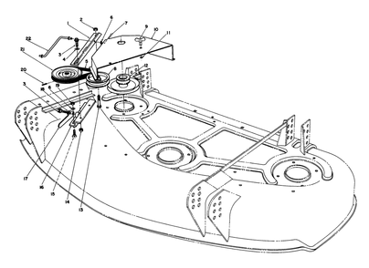 Part Location Diagram of 56-4930 Toro Rod-Idler