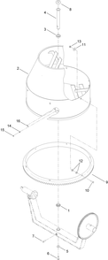 Part Location Diagram of ST32161 Toro Bearing-Roller