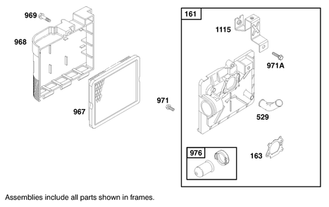 Engine Briggs & Stratton Model 127702-1745-E1 (Serial No. 8901374 & Up) Diagram and Parts List for 16401 890000001 - 899999999 Toro Lawn Mower