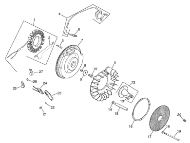 Air Intake Diagram and Parts List for 74182 (890001-890183)(1998) Toro Lawn Tractor