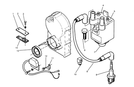 Ignition-Electronic Diagram and Parts List for 73501 59000412 - 59002868 Toro Lawn Tractor