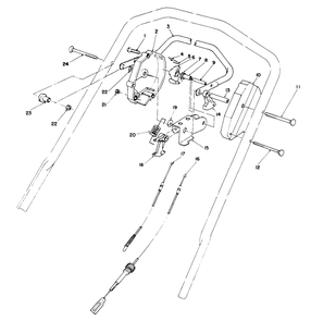 Traction Control Assembly Diagram and Parts List for 20219 1000001 - 1999999 Toro Lawn Mower