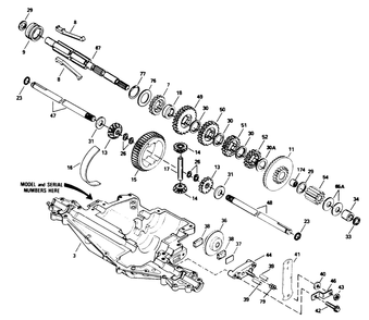 Peerless Transaxle Model No. 915-020 (Cont.) Diagram and Parts List for 71182 5910001 - 5999999 Toro Lawn Tractor
