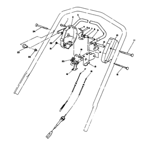 Traction Control Assembly Diagram and Parts List for 20622 0000001 - 0003101 Toro Lawn Mower