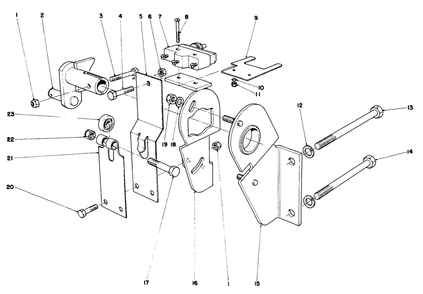 Part Location Diagram of 29-9840 Toro Washer-Thrust