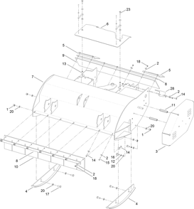 Part Location Diagram of 09391 Toro Setscrew M10 X 20
