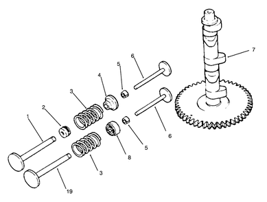 Part Location Diagram of 5201903 Toro Tappet