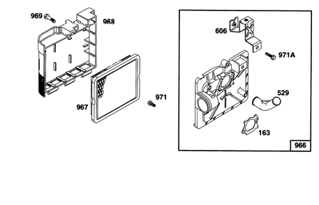 Engine Briggs & Stratton Model 128802-0615-01 Diagram and Parts List for 20463 5900001 - 5999999 Toro Lawn Mower