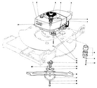 Engine Assembly (Model 20506) Diagram and Parts List for 20696 6000001 - 7999999 Toro Lawn Mower