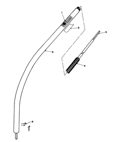 Shaft & Tube Assembly Diagram and Parts List for 51604 3000001 - 3999999 Toro Trimmer