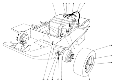 Seat And Fenders Diagram and Parts List for 74182 (891200-891564)(1998) Toro Lawn Tractor