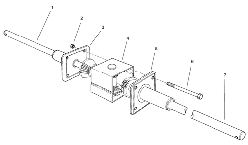 Differential Assembly Diagram and Parts List for 70044 9900001 - 9999999 Toro Lawn Tractor