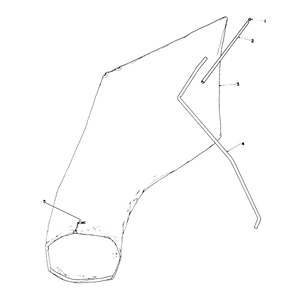 Giant Bagging Kit No. 29-9750 (Optional) Diagram and Parts List for 16212 5000001 - 5999999 Toro Lawn Mower