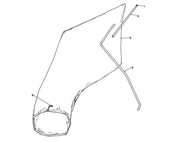 Giant Bagging Kit No. 29-9750 (Optional) Diagram and Parts List for 16775 9000001 - 9999999 Toro Lawn Mower