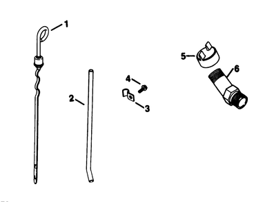 Dipstick-Engine Kohler Model No. Kt17qs Type No. 24324 (Continued) Diagram and Parts List for 30754 5000001 - 5999999 Toro Lawn Tractor