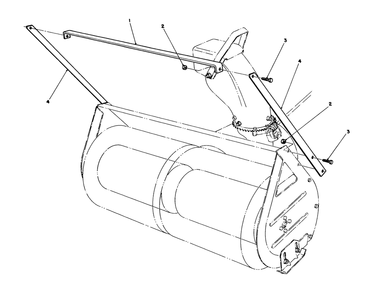 Drift Breaker Assembly N0. 20-0650 (Optional) Diagram and Parts List for 57358 7000001 - 7999999 Toro Lawn Mower