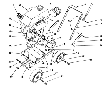Part Location Diagram of 42-6250 Toro DISCONTINUED