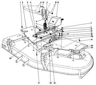 Cutting Unit Model No. 30555 (Continued) Diagram and Parts List for 30555 8000001 - 8999999 Toro Lawn Mower