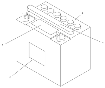 Battery Assembly Diagram and Parts List for 71218 7900001 - 7999999 Toro Lawn Tractor