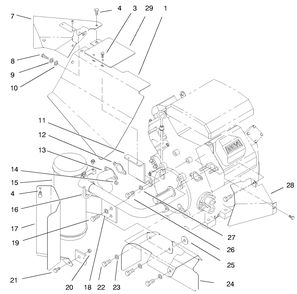 Part Location Diagram of 42-9850 Toro DISCONTINUED