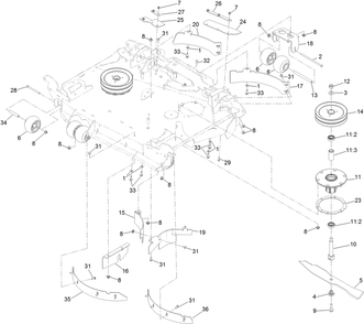 Part Location Diagram of 135-3760-03 Toro Support-Flap
